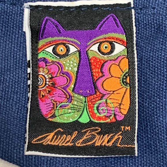 Laurel Burch Zippered Tote Cat Pattern - Picture 8 of 8
